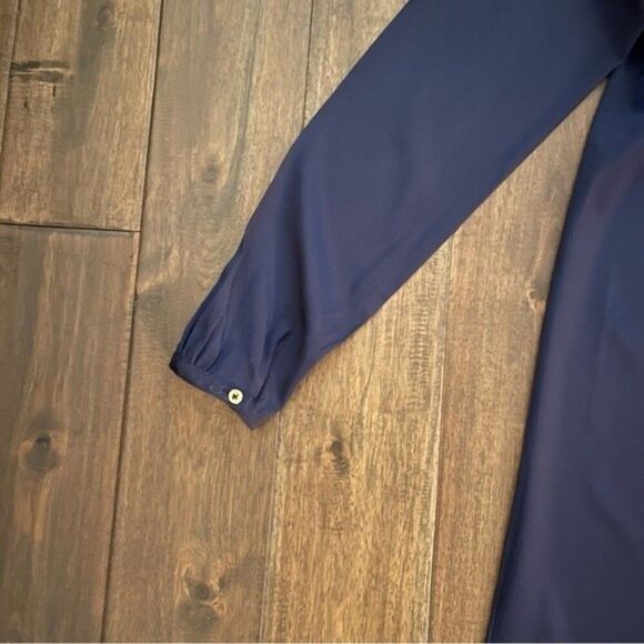 Lilly Pulitzer Navy V-Neck Shirt Dress S - Picture 6 of 6